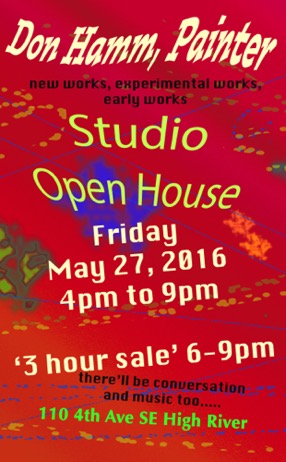 Spring Open Studio Poster 2016